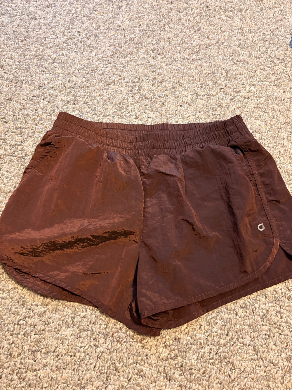 GAP Fit Women's Dark Brown Athletic Running Shorts